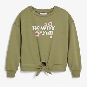 Evsie Girls Howdy Fall Sweatshirt